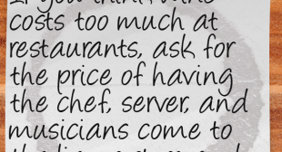 Random Thoughts from a Server 61: Why are restaurants expensive? | Restaurant Laughs