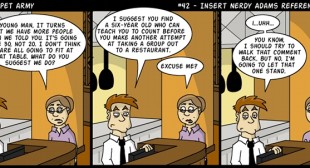 Sock Puppet Army » Comic #42 – Insert Nerdy Adams Reference Here Sock Puppet Army » Comic #42 – Insert Nerdy Adams Reference Here