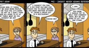 Sock Puppet Army » Comic #42 – Insert Nerdy Adams Reference Here